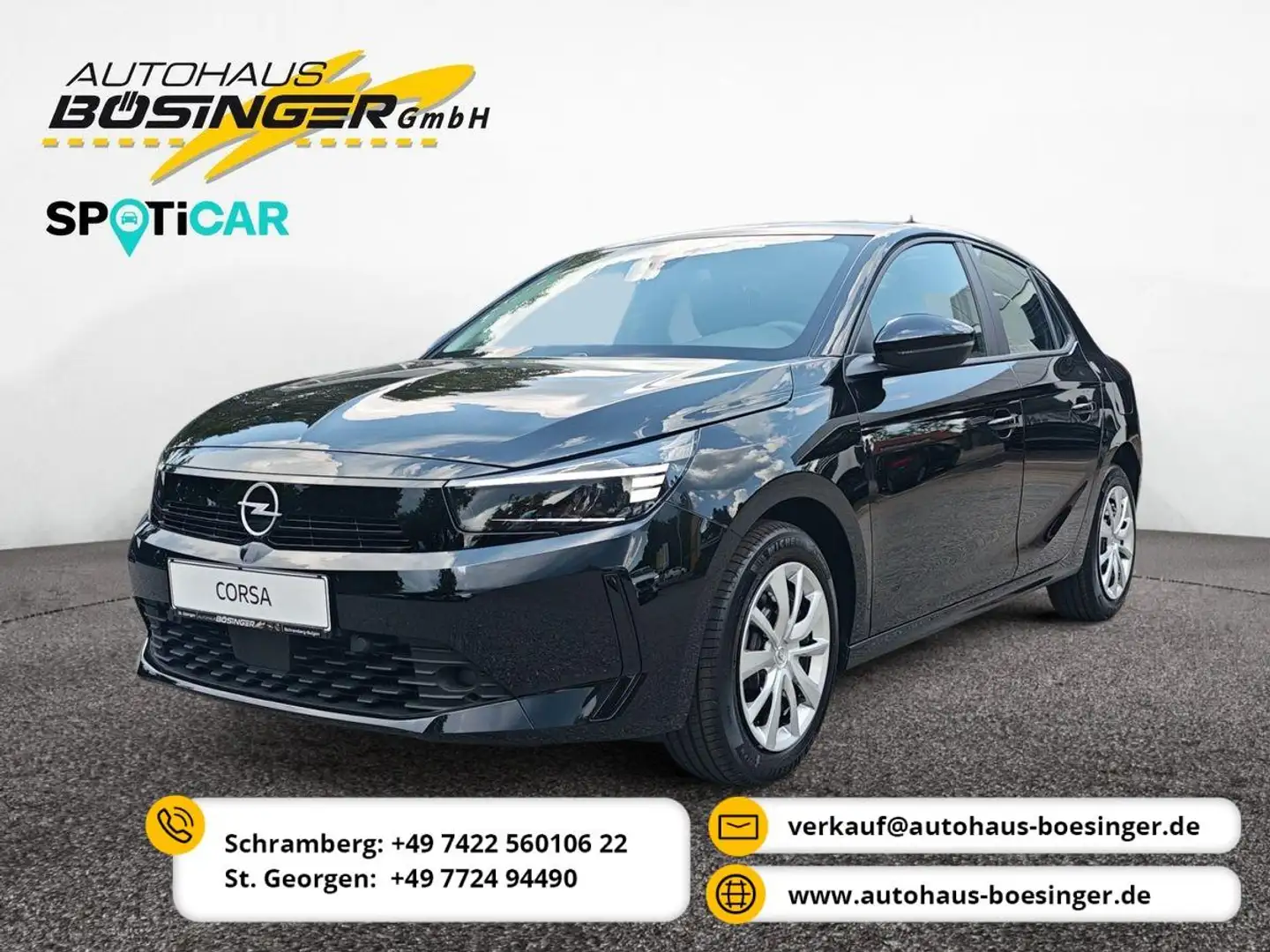 Opel Corsa Edition Komfort-Paket / LED/ SHZ-LHZ /PDC Zwart - 1