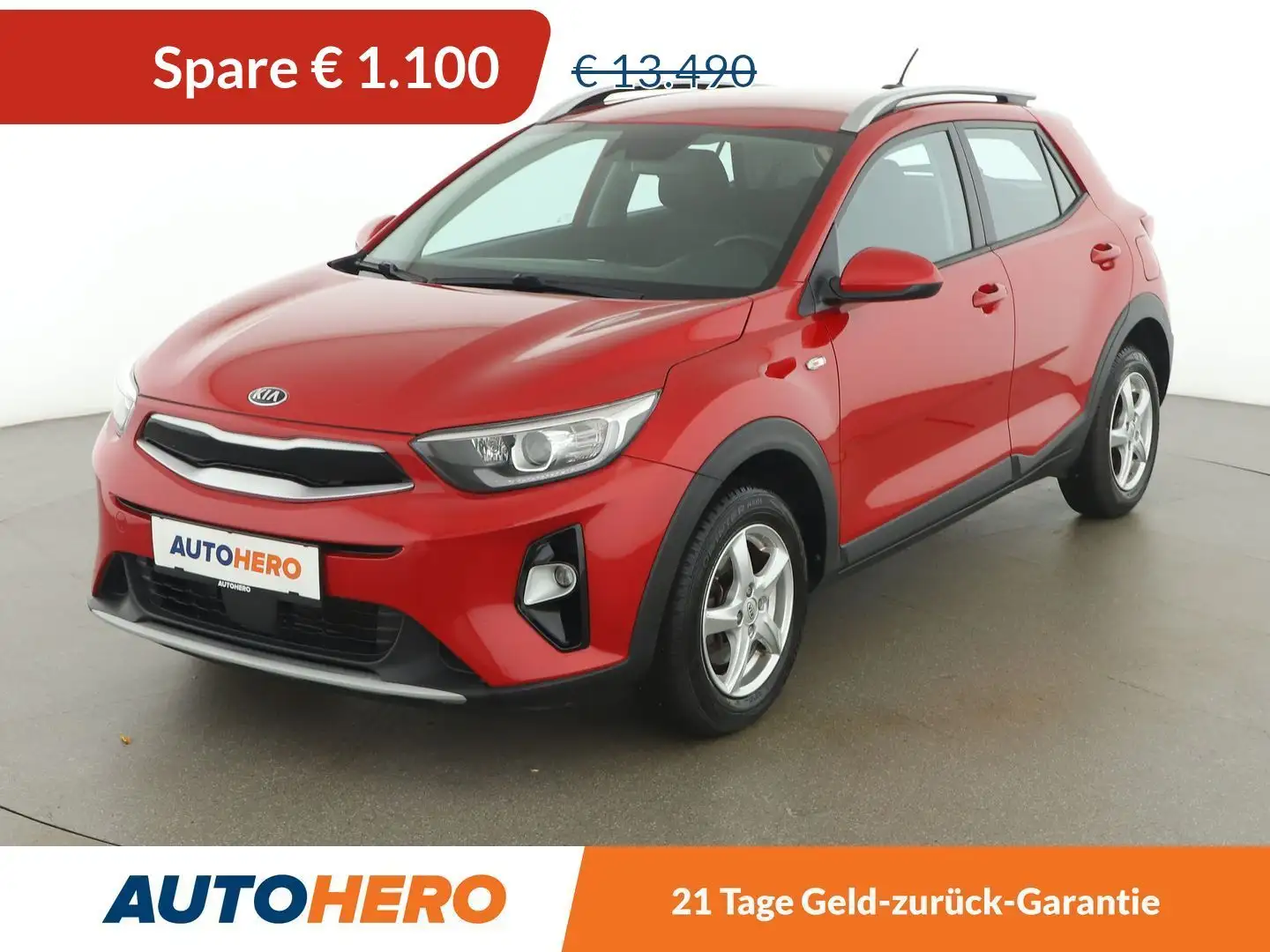 Kia Stonic 1.2 Österreich Edition *CARPLAY&AUTO*KLIMAAUT*SPUR Rot - 1