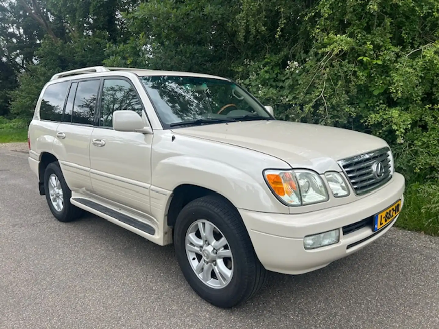 Lexus LX 470 V8 Benzine ( Toyota Landcruiser 100 ) 7 Persoons Y Weiß - 1