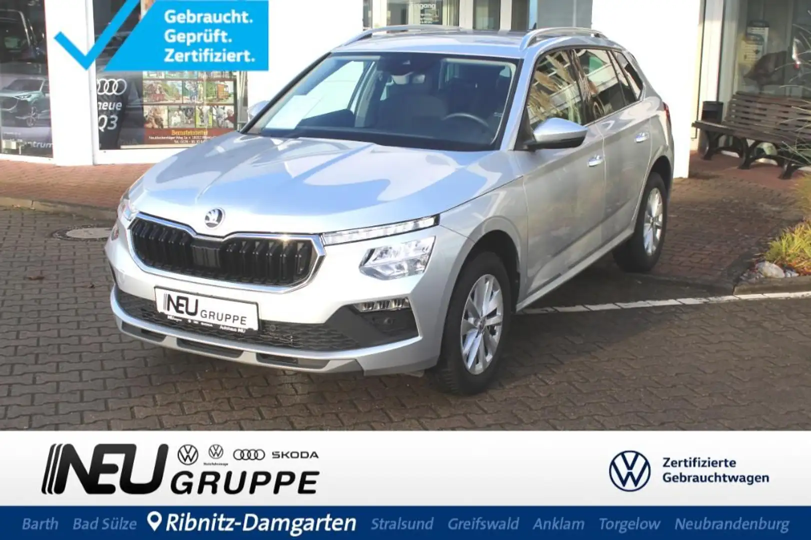 Skoda Kamiq Selection 1.0 TSI DSG ACC RFK S+Lhzg. LED Argintiu - 1