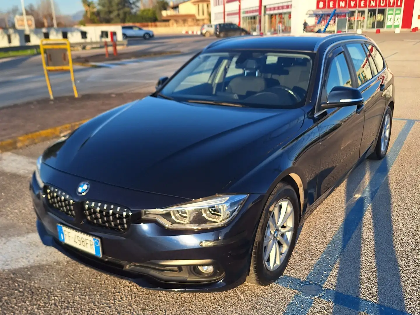 BMW 316 Serie 3 F31 2016 Touring 316 Advantage auto Blu/Azzurro - 1