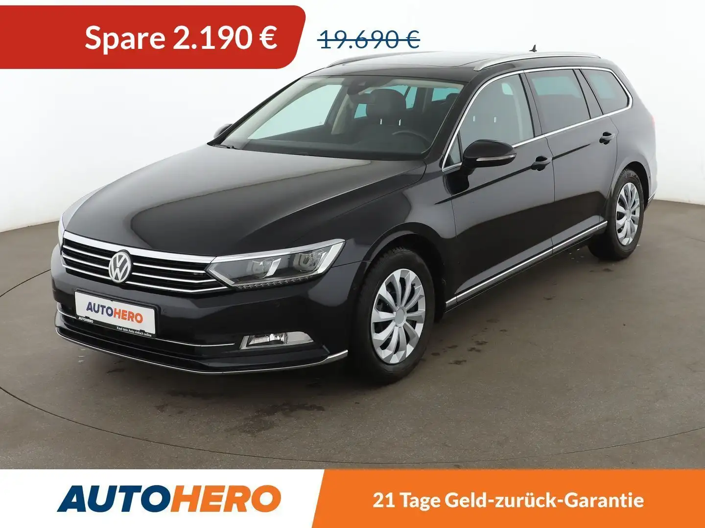 Volkswagen Passat 1.8 TSI Highline BM Aut.*R-LINE*ACC*HUD*PANO*AHK* Schwarz - 1