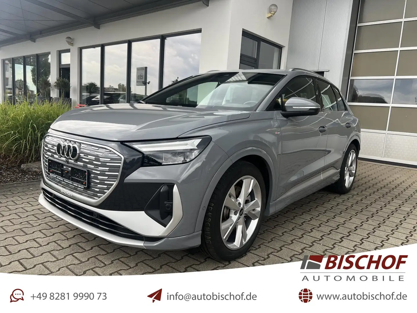 Audi Q4 e-tron 50 220kw S-Line Leder Kamera ACC Sound Gris - 1
