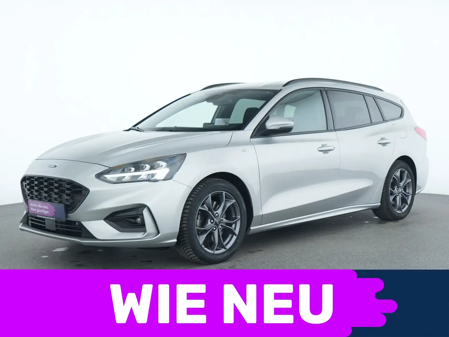 Ford Focus ST-Line HeadUp|AHK|LED|Kessy|SHZ|Navi|PDC Silber - 1