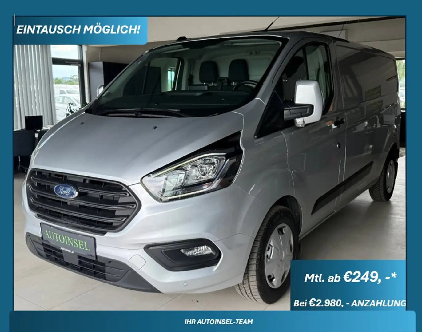 Ford Transit Custom 320 L2 Trend Tempomat, PDC, LED Silber - 1