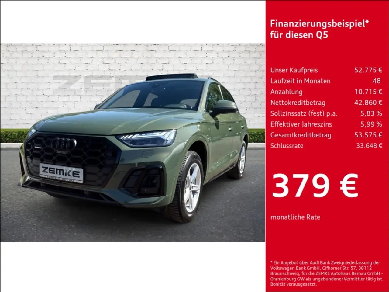 Audi Q5 50 TDI quattro S tronic S line El. Panodach Navi L — миниатюра 1