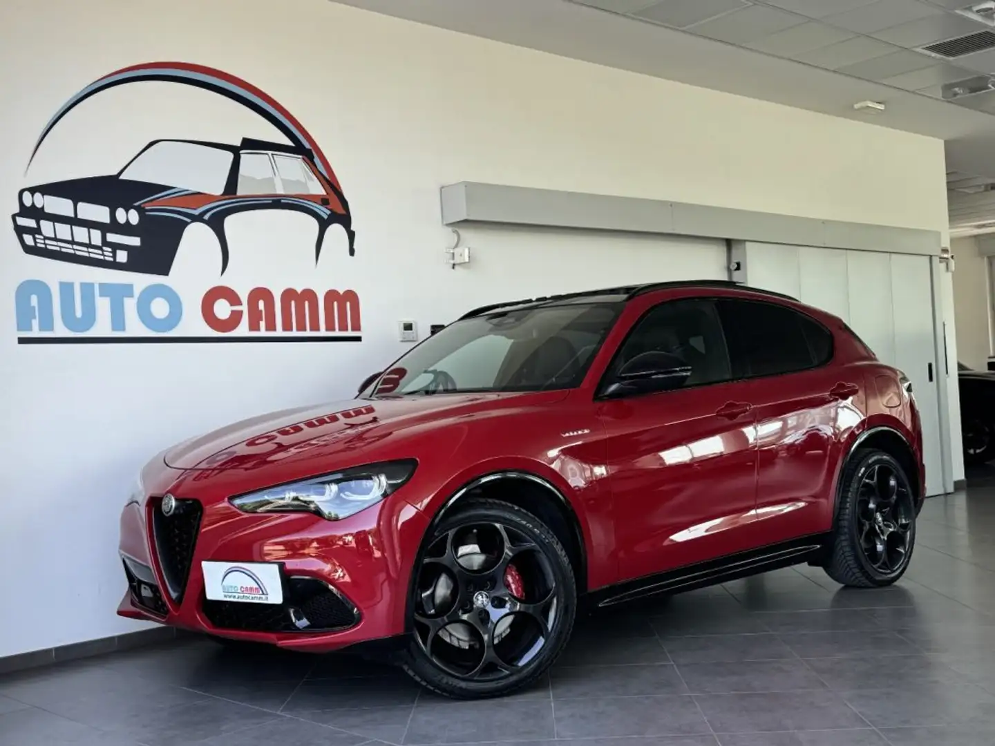 Alfa Romeo Stelvio 2.0 Turbo 280 CV AT8 Q4 Veloce TETTO APRIBILE Rouge - 1