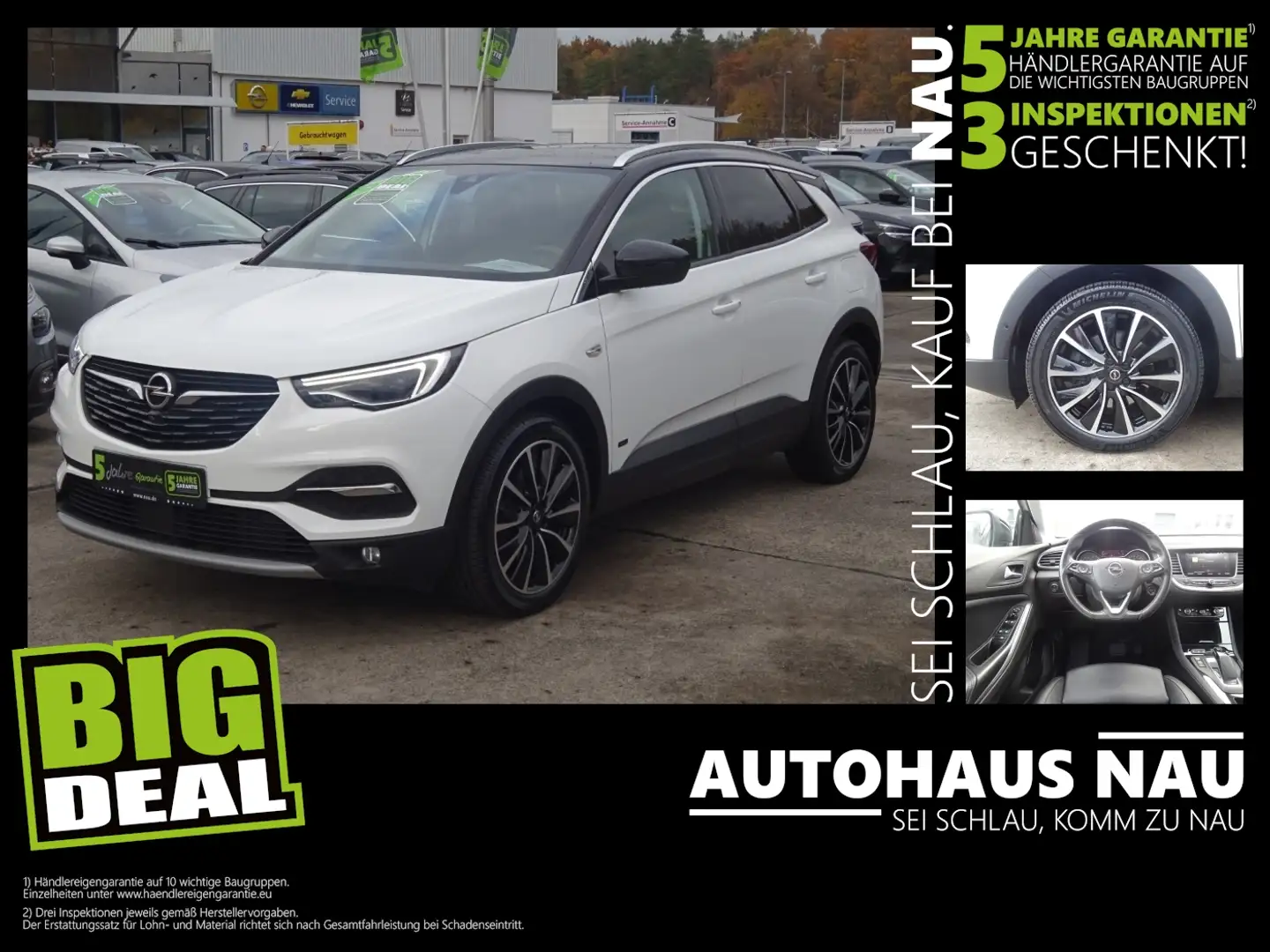 Opel Grandland X 1.6 Ultimate Plug-In-Hybrid! Blanc - 1