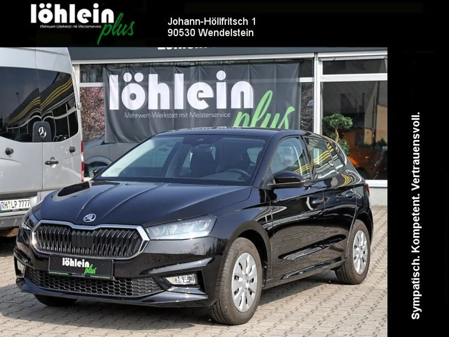 Skoda Fabia Selection Plus*PDC+ANHÄNGKPLG.ABN.+SHZ Zwart - 1