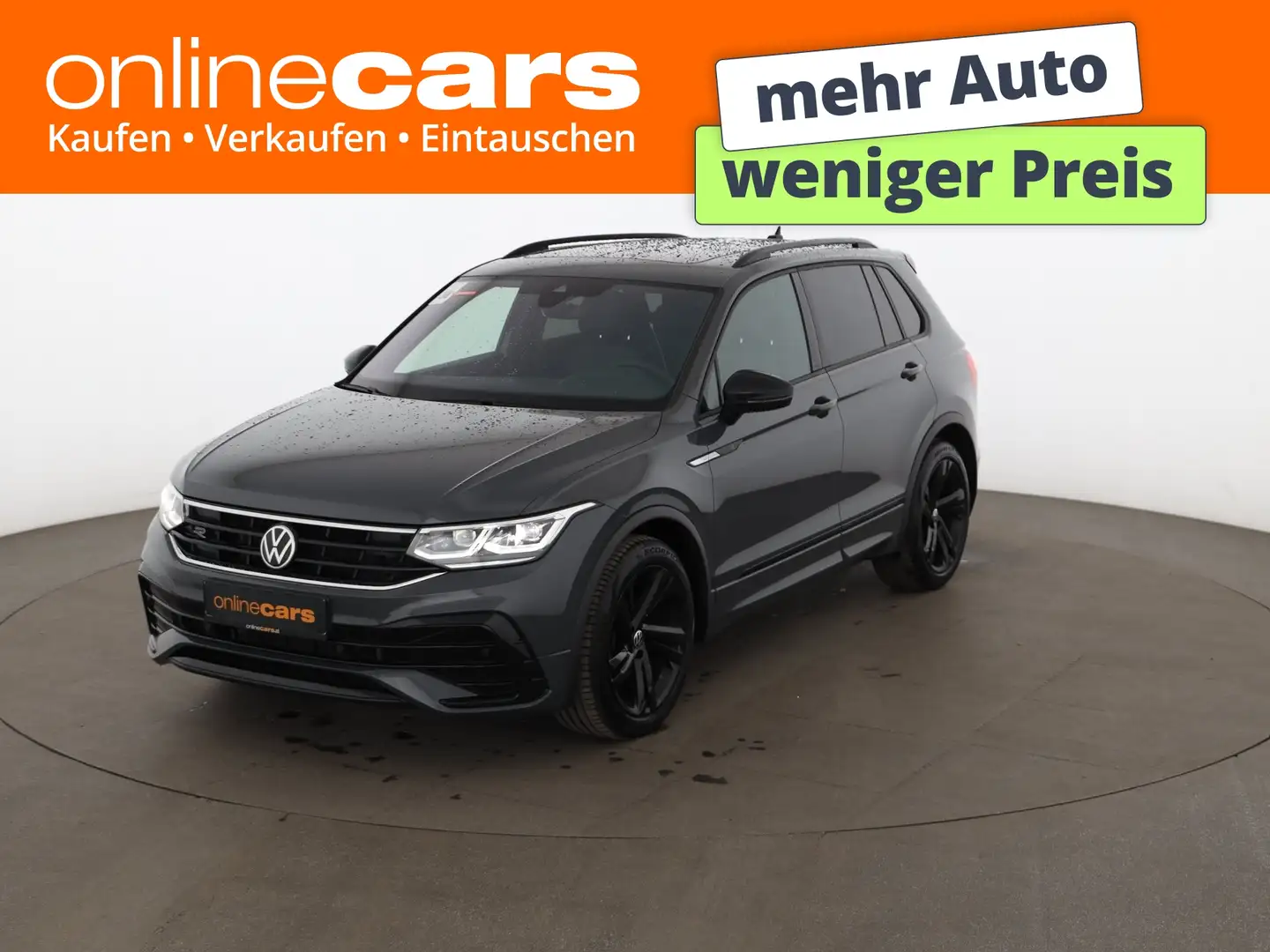 Volkswagen Tiguan 2.0 TDI R-Line MATRIX STANDHZG SKY AHK NAV Grau - 1