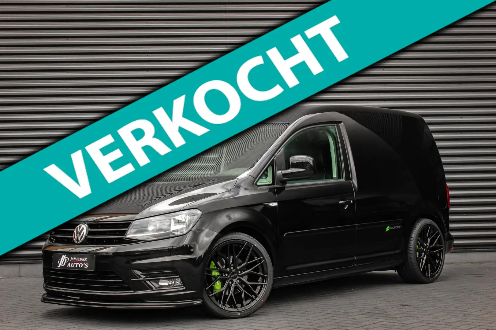 Volkswagen Caddy 2.0 TDI DSG 187PK BTW VRIJ / MARGE / FULL OPTIONS Zwart - 1