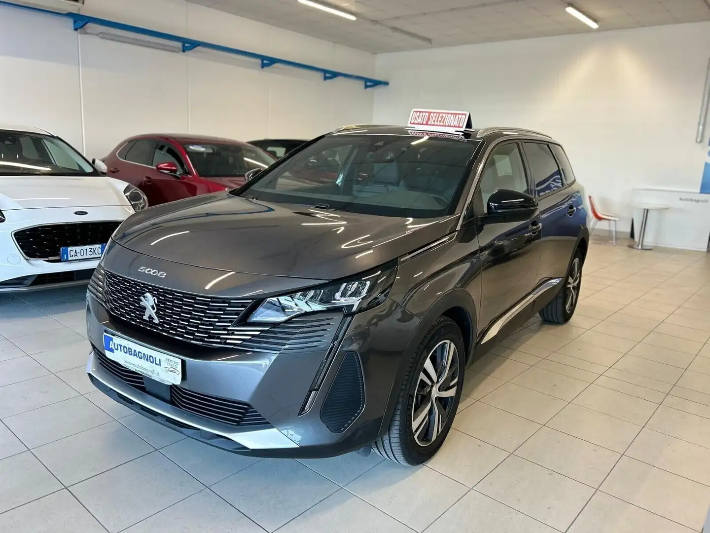 Peugeot 5008 ALLURE PACK Hybrid 136 e-DCS 7p. SPOTICAR Grigio - 1