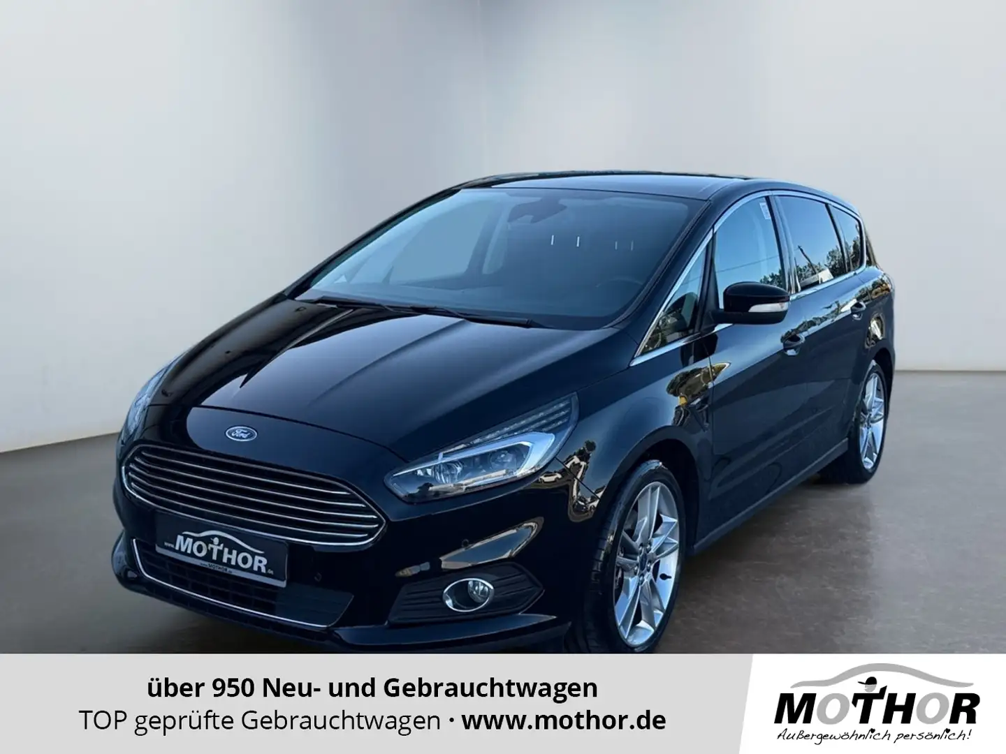 Ford S-Max Titanium 2.0 TDCi el. Heckklappe KeyLess LM Schwarz - 1