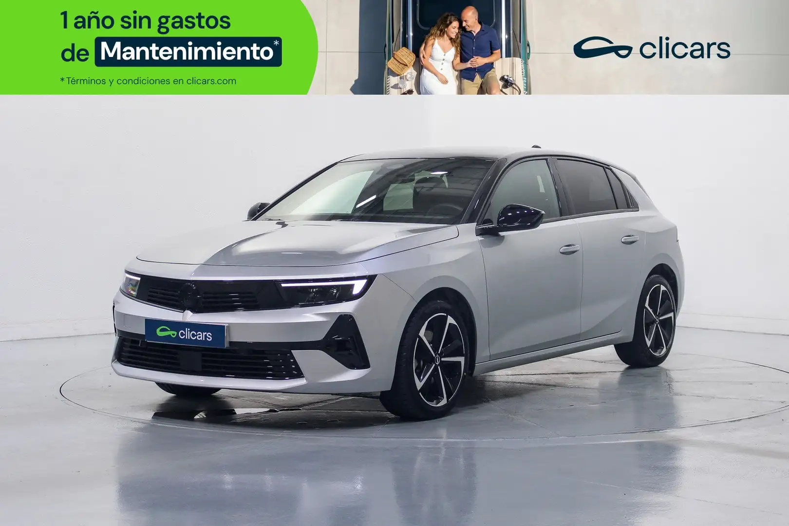 Opel Astra 1.2T XHT Hybrid eDCT6 S/S GS 136 Plateado - 1