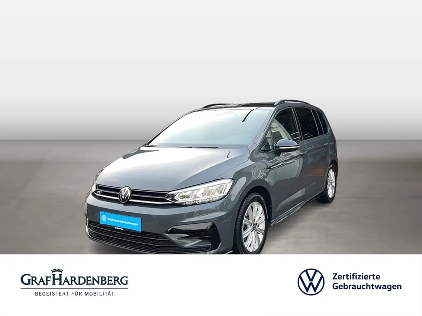 Volkswagen Touran R-Line BlackStyle TDI DSG NaviPro AHK Gris - 1