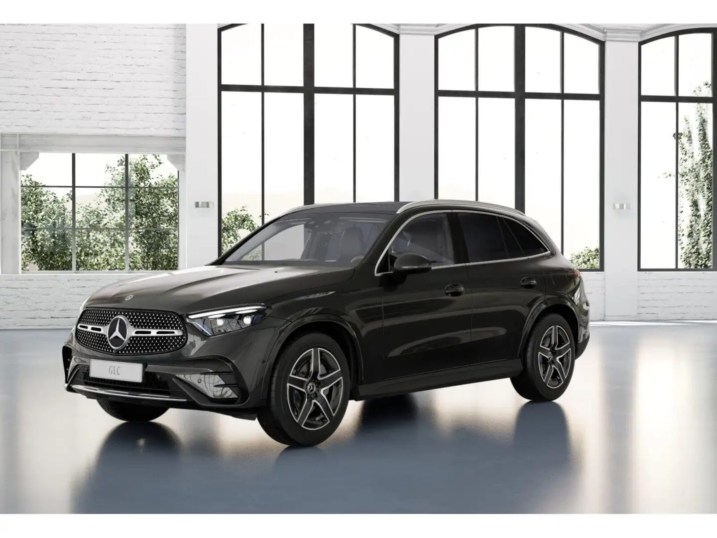 Mercedes-Benz GLC 300 de 4M AMG+PANO+Kamera+Burmester+Memory Grau - 2