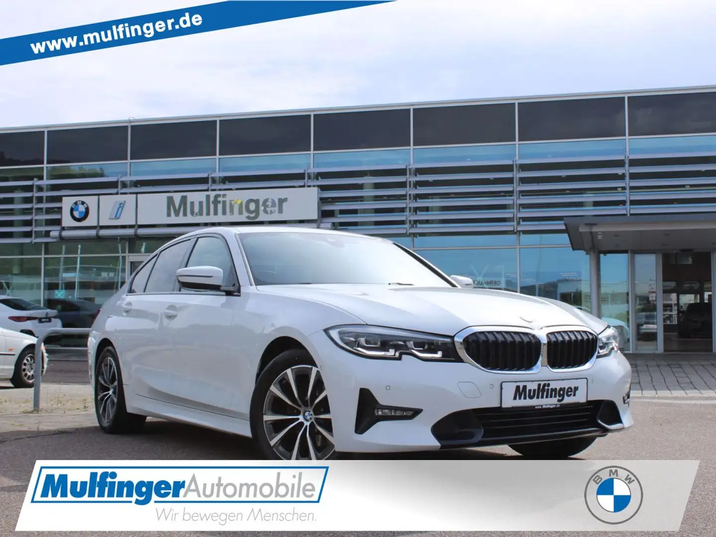 BMW 320 d Sport LiveProf.Kamera Sitzh.Temp. DAB AHK LED Weiß - 1
