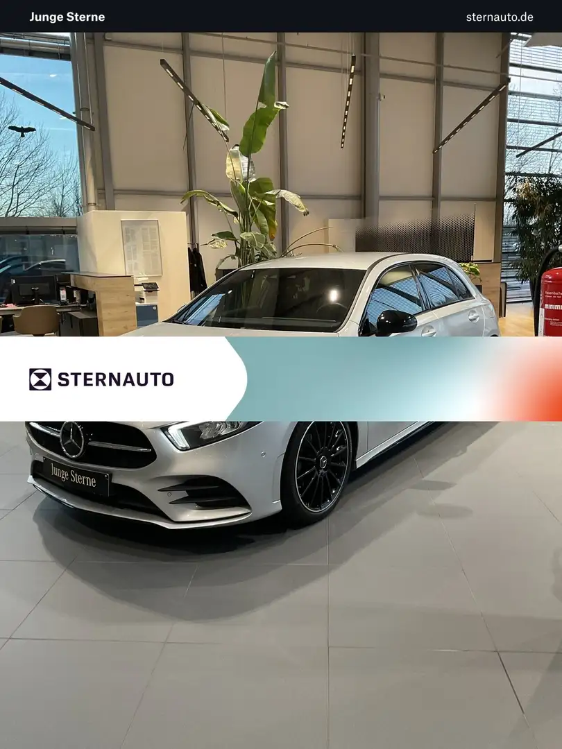 Mercedes-Benz A 200 A 200 AMG Nightpak RüKam Distro Edition LED Navi Silber - 1