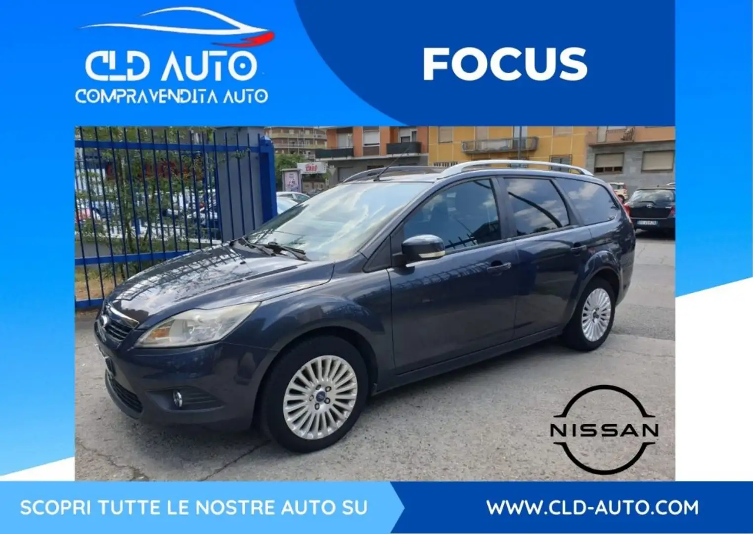 Ford Focus 1.6 TDCi (110CV) SW Tit. DPF Grigio - 1