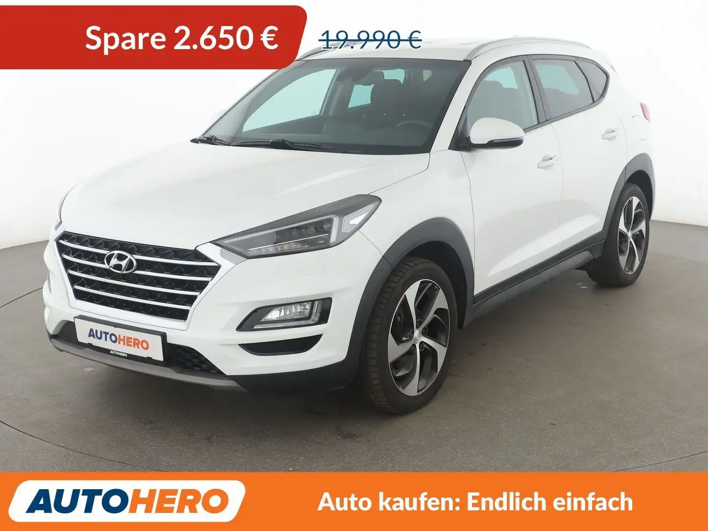 Hyundai TUCSON 1.6 TGDI Prime 4WD Aut*NAVI*LED*TEMPO*CAM*PDC*SHZ* Weiß - 1