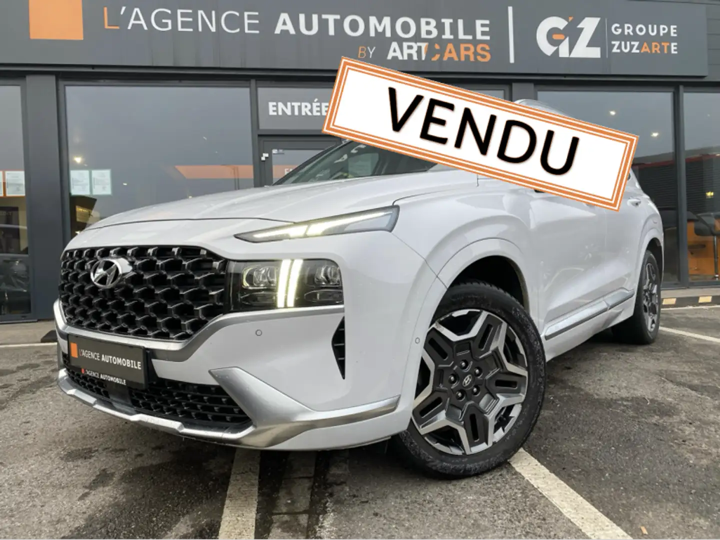 Hyundai SANTA FE PHEV 7 Places GARANTIE CONTRUC Blanc - 2