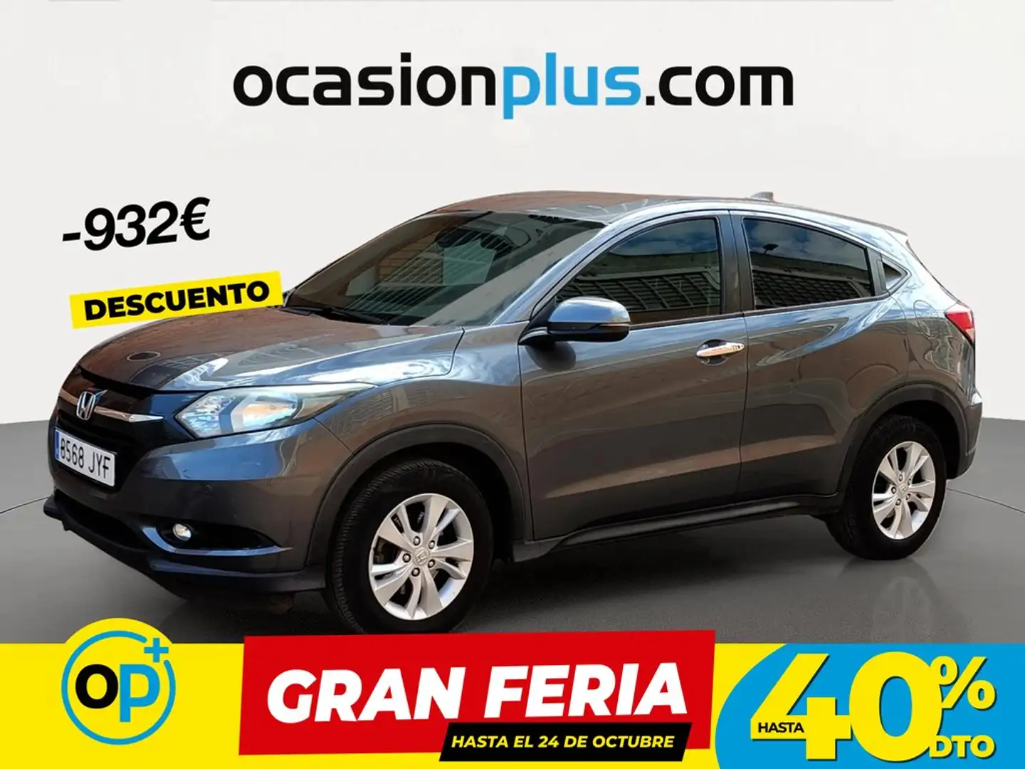 Honda HR-V 1.6 i-DTEC Elegance Navi Gris - 1