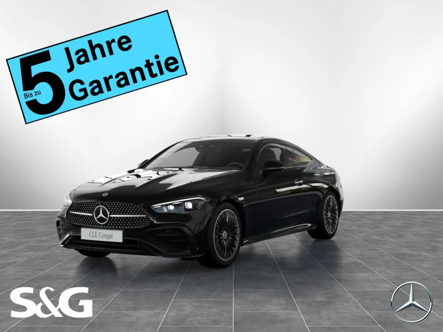 Mercedes-Benz CLE 300 4M Coupé AMG 360°+DIG-LED+Pano+Distronic Schwarz - 1