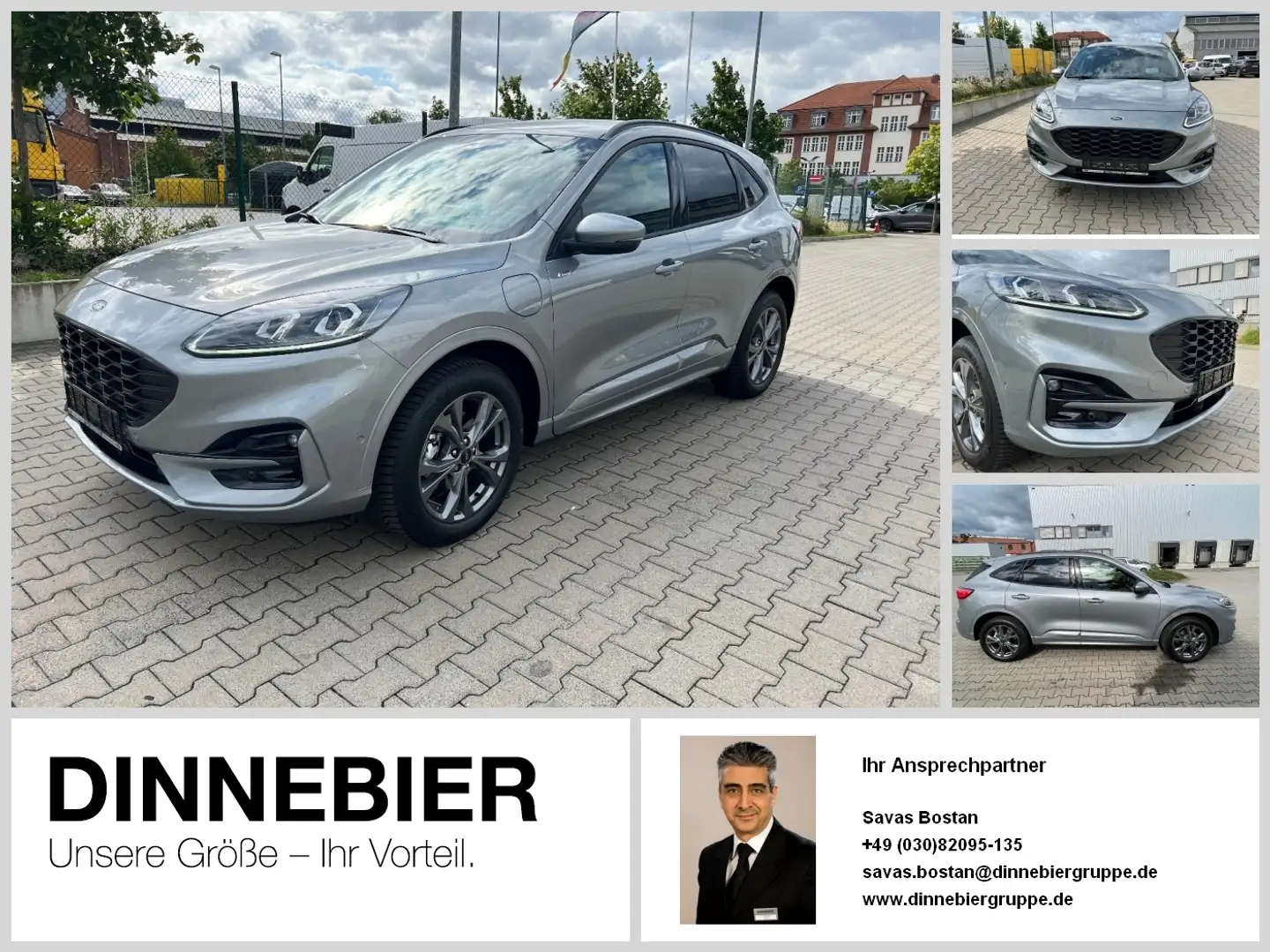 Ford Kuga ST-LINE X AHK+LED+elektr. HECKKLAPPE Silber - 1