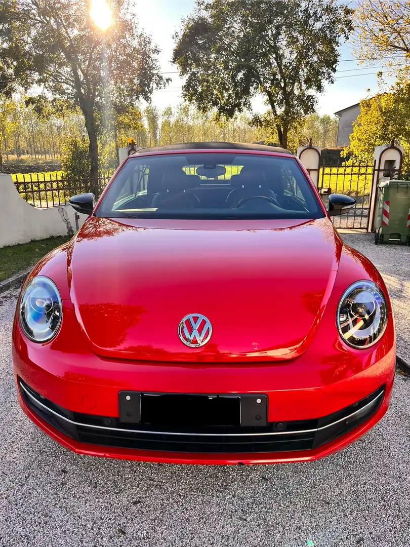 Volkswagen Maggiolino Maggiolino Cabrio 2.0 tdi Sport 140cv dsg Červená - 1