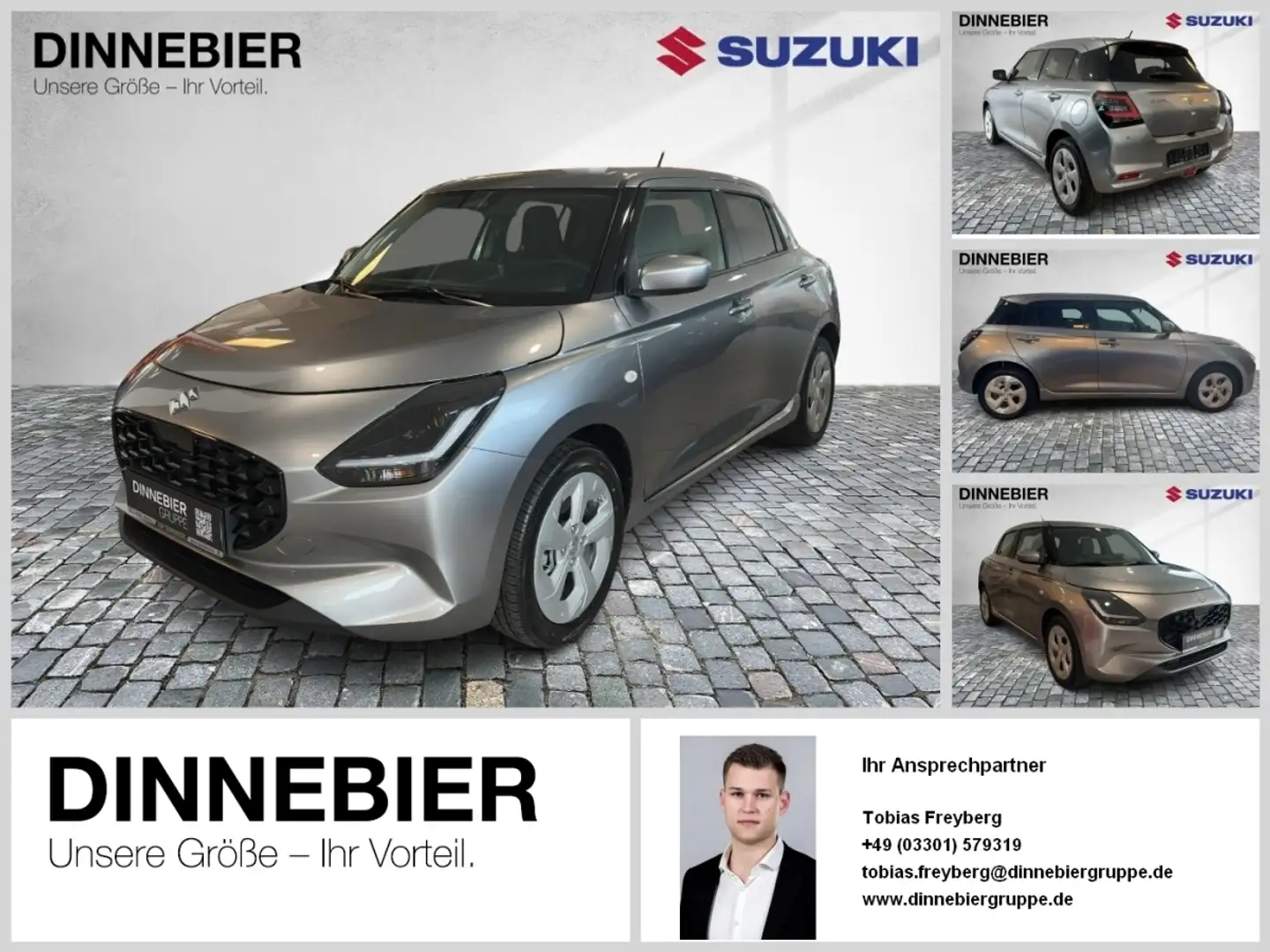 Suzuki Swift +SpurH+Navi+LED+KAM+SHZ+ACC+NAVI+ Silver - 1