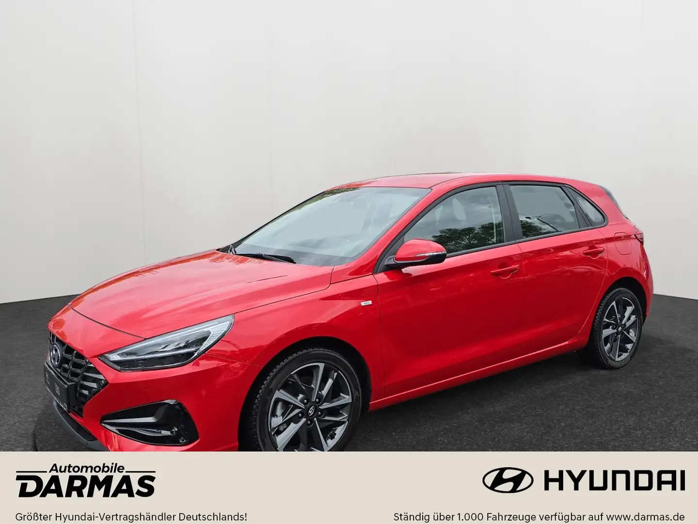 Hyundai i30 i30 1.0 Turbo DCT 48V Trend Klimaaut. DAB TOP Rot - 1