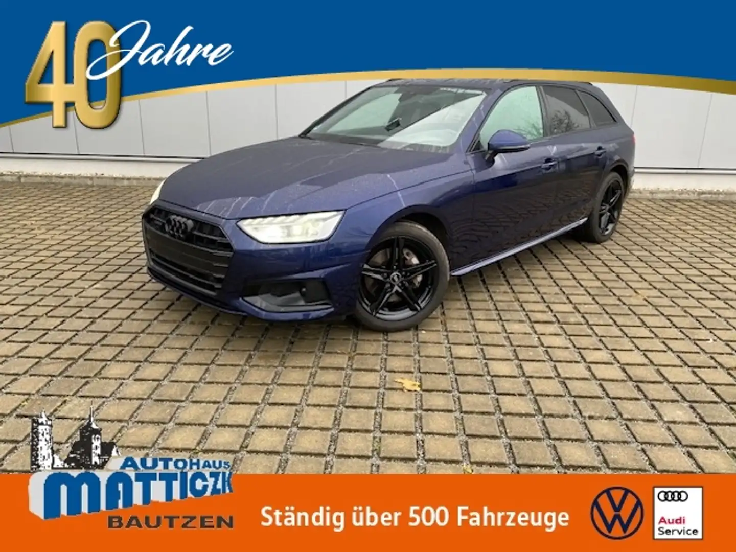 Audi A4 Avant 40 TDI quattro S-tr. Advanced S-LINE INT./O Blau - 1