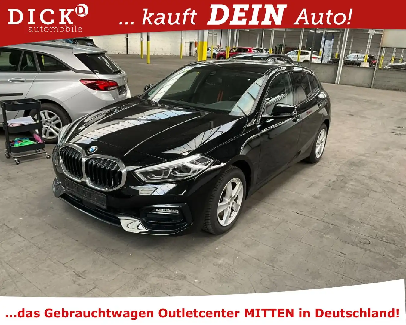 BMW 118 d Sport Line LED/NAVI/HIFI/DAB/PDC Noir - 1