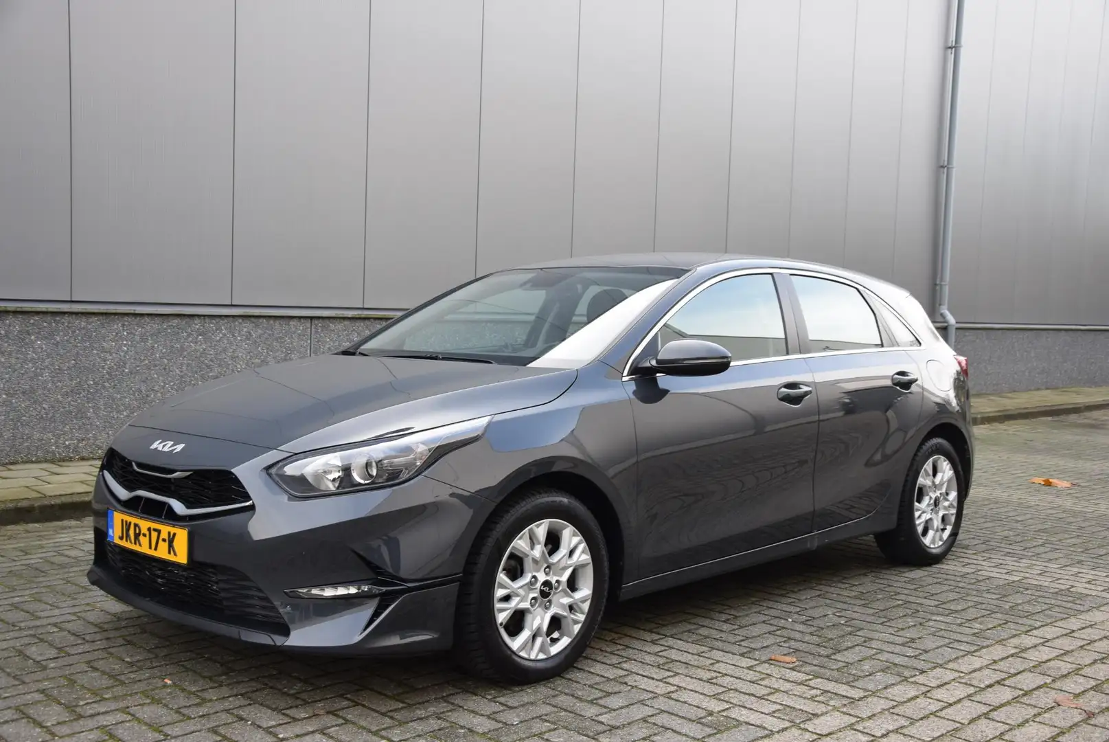 Kia Ceed / cee'd 1.0 T-GDi DynamicPlusLine | KIA-garantie | Lederen Gris - 2