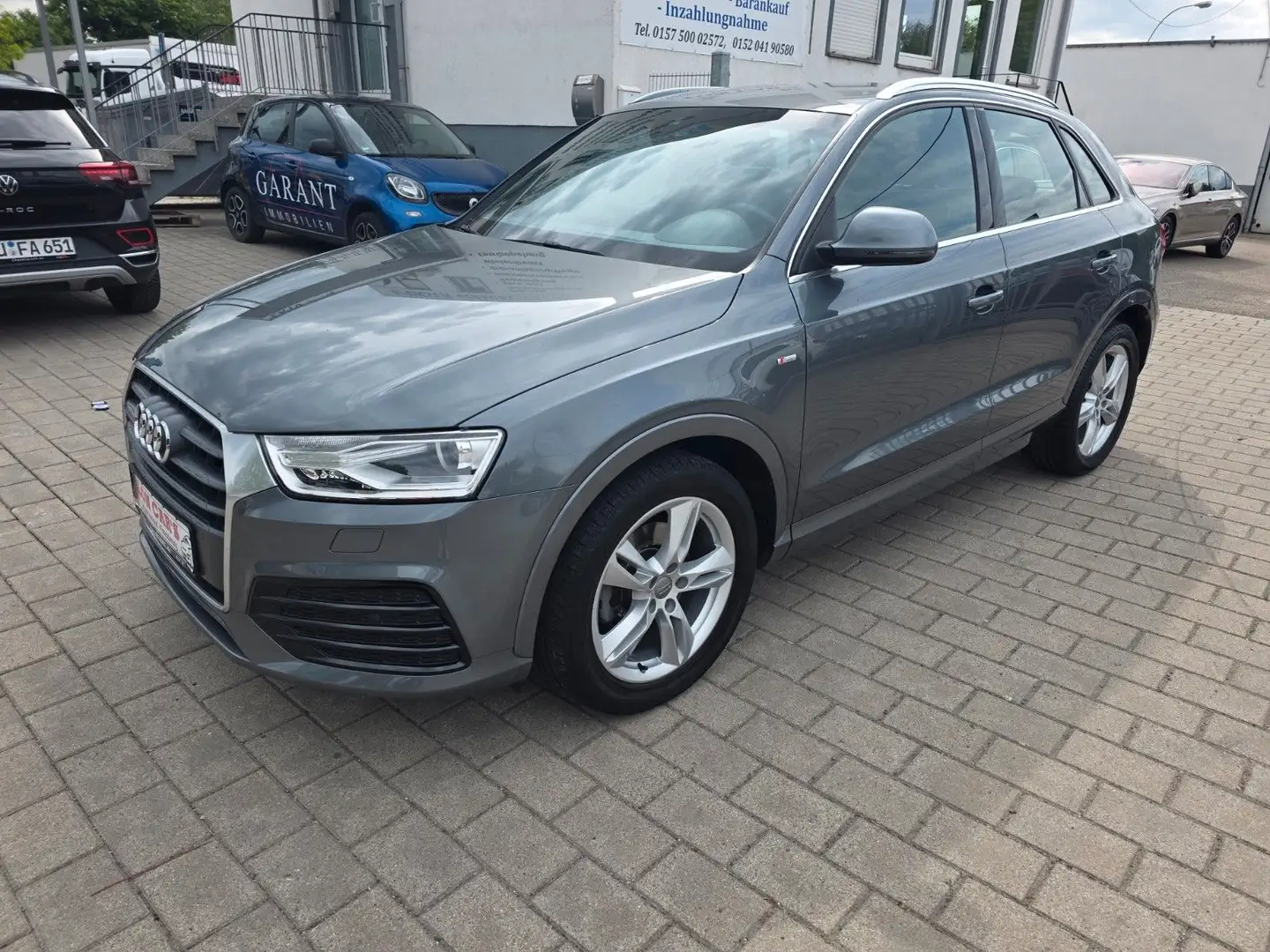 Audi Q3 Sport Quattro S-Line/Navi/PDC/Teilleder Gris - 1