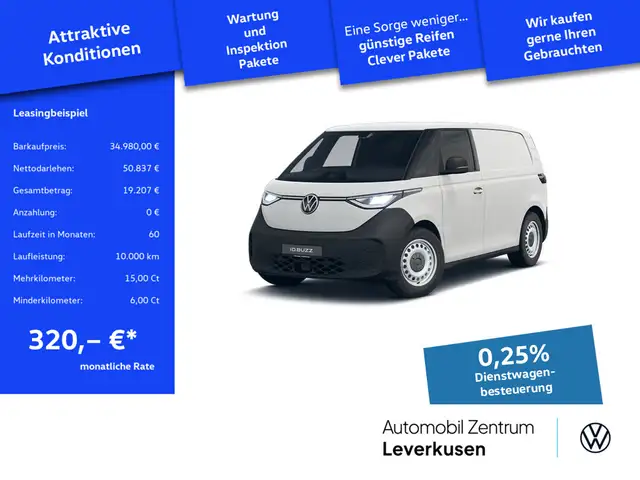 Volkswagen ID. Buzz Cargo LED APP KLIMA PDC