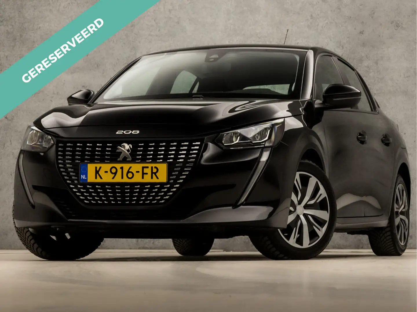 Peugeot 208 1.2 PureTech Sport (APPLE CARPLAY, GROOT NAVI, PAR Чорний - 1