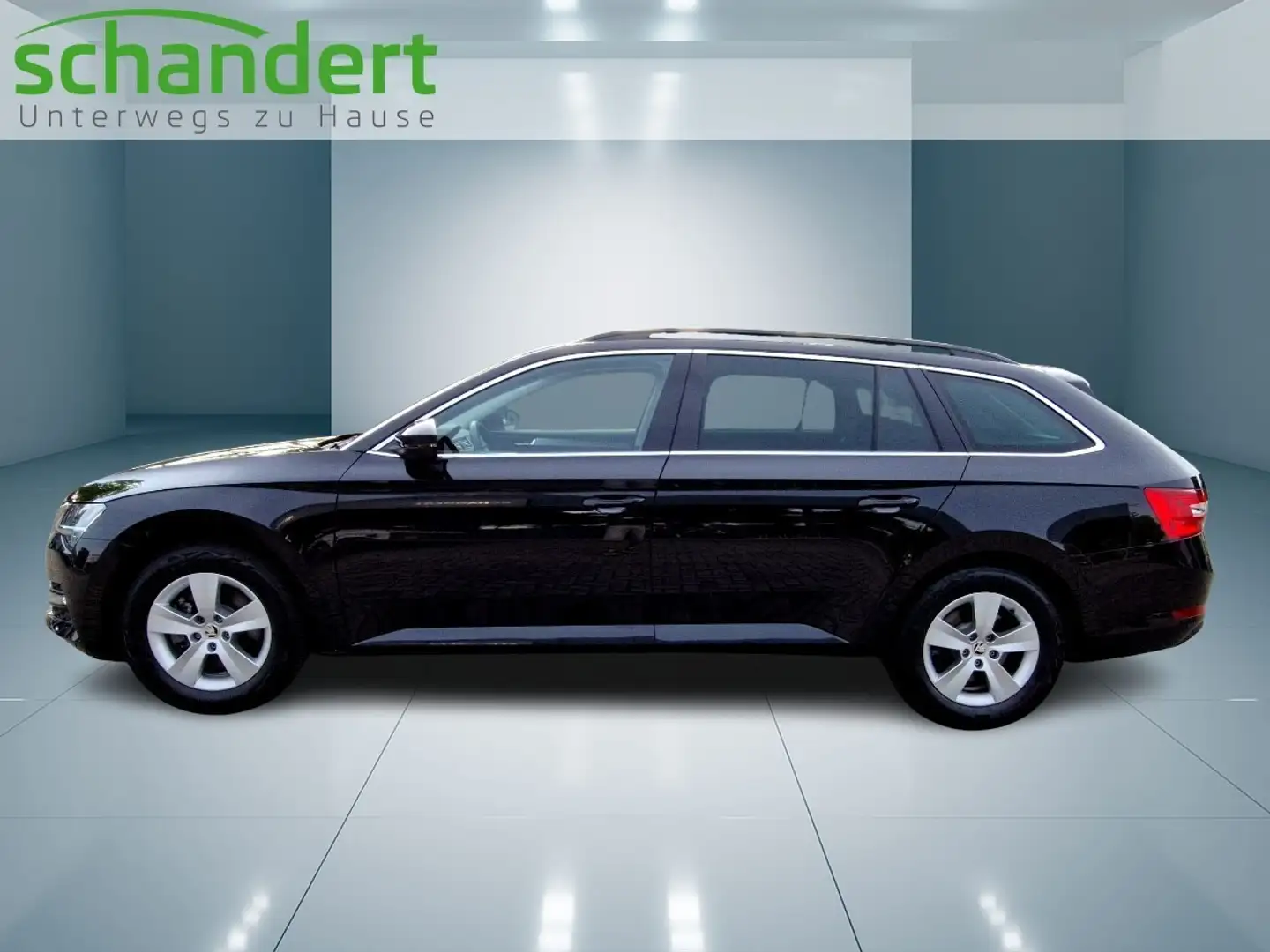 Skoda Superb Combi 2.0 TDI Ambition DSG LED Navi AHK Klimaaut Schwarz - 2
