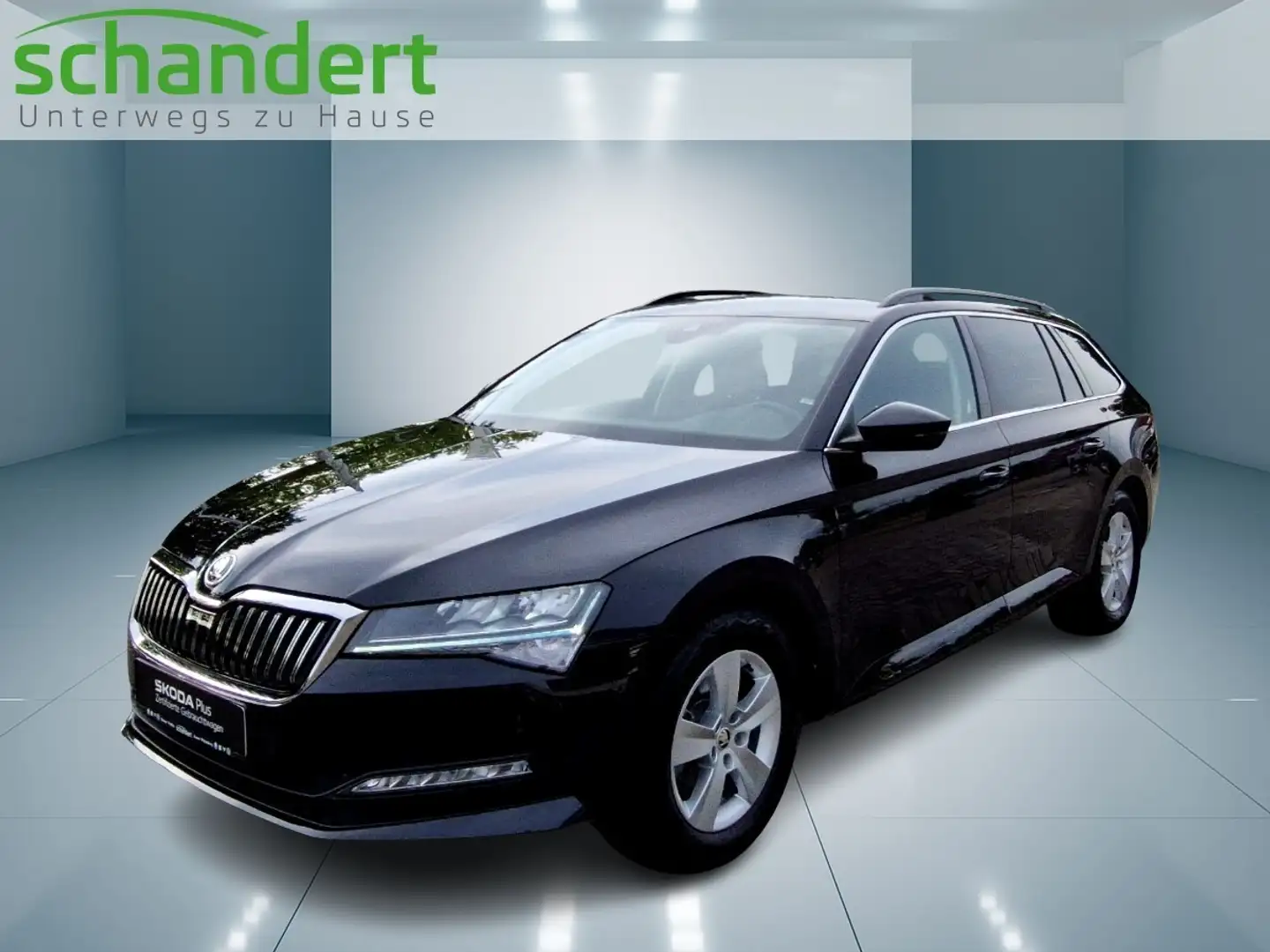 Skoda Superb Combi 2.0 TDI Ambition DSG LED Navi AHK Klimaaut Schwarz - 1
