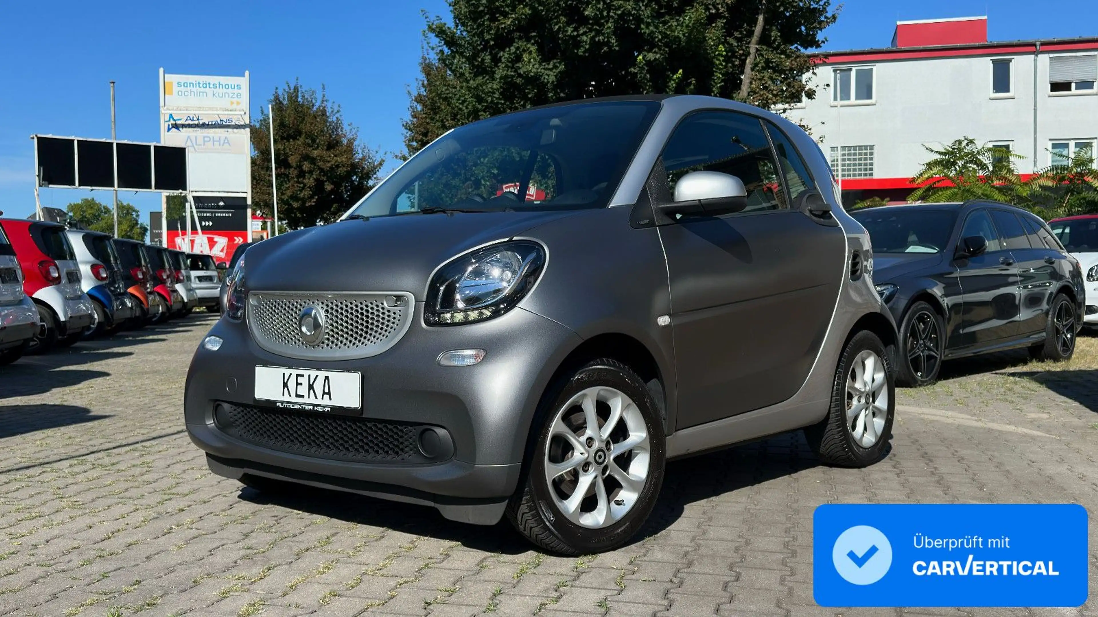 smart forTwo Coupé DCT TITANIA MATT GREY & SILVER! PASSION!