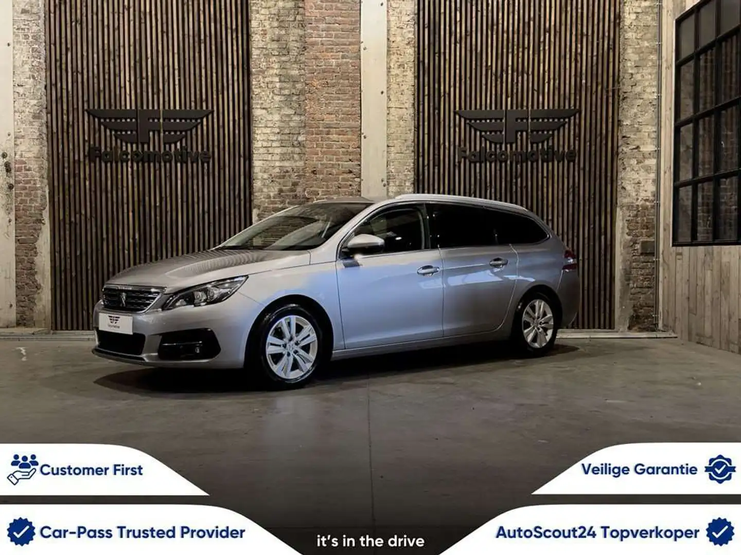 Peugeot 308 1.2 PureTech*AUT*ALLURE*ADAP. CRUISE*360 CAM*BRE Gris - 1
