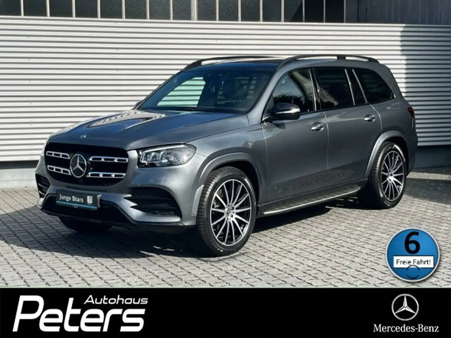 Mercedes-Benz GLS 400 GLS 400 d AMG Night 4Matic AHK/HUD/Pano/Memor/Stdh Grijs - 1