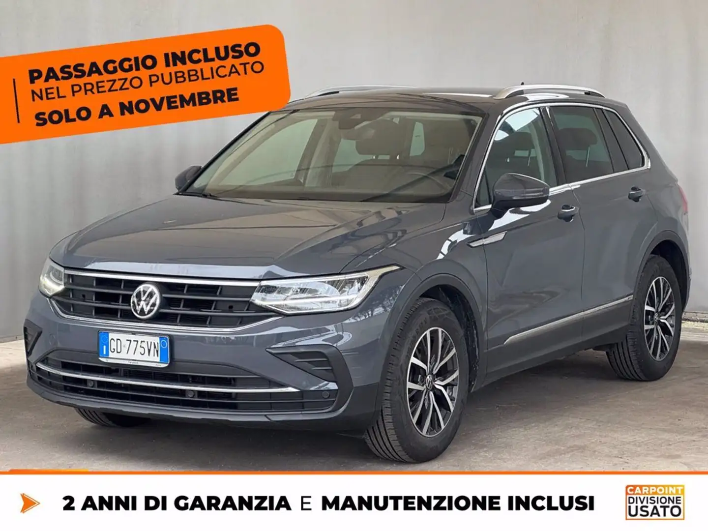 Volkswagen Tiguan 1.5 tsi life 150cv Grigio - 1
