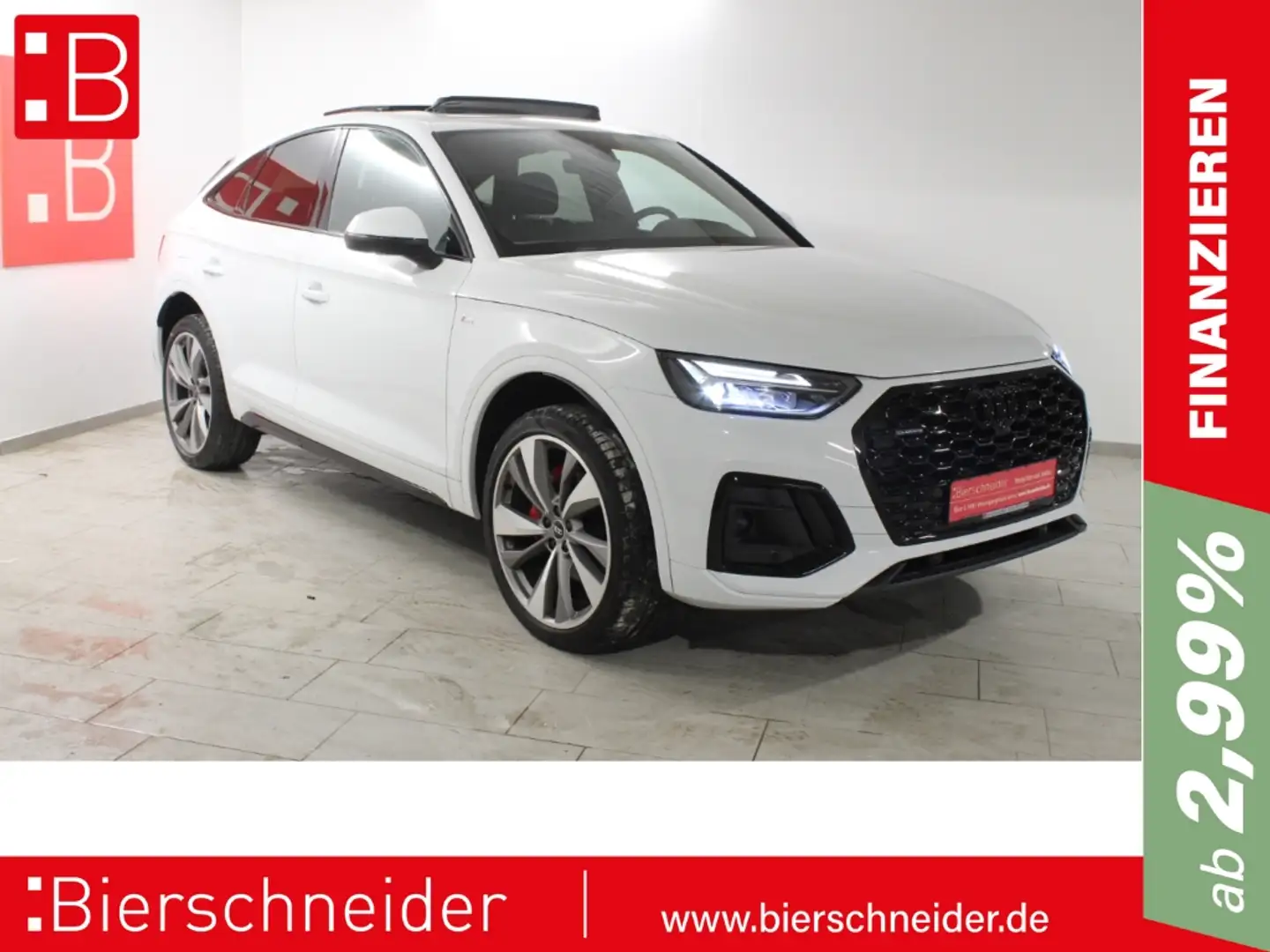 Audi Q5 Sportback 45 TFSI quattro 2x S-Line  Black 21 PANO White - 1
