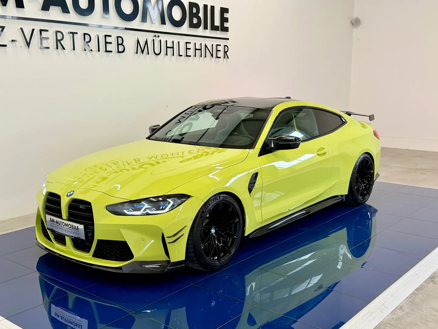 BMW M4 M4 Competition xDrive,Schalensitze,M-Perf.-Carbon Geel - 2