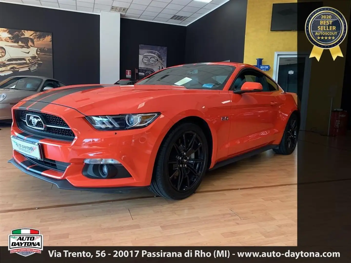 Ford Mustang Fastback 5.0 V8 TiVCT aut.8 GT 50' MY 15 Naranja - 1