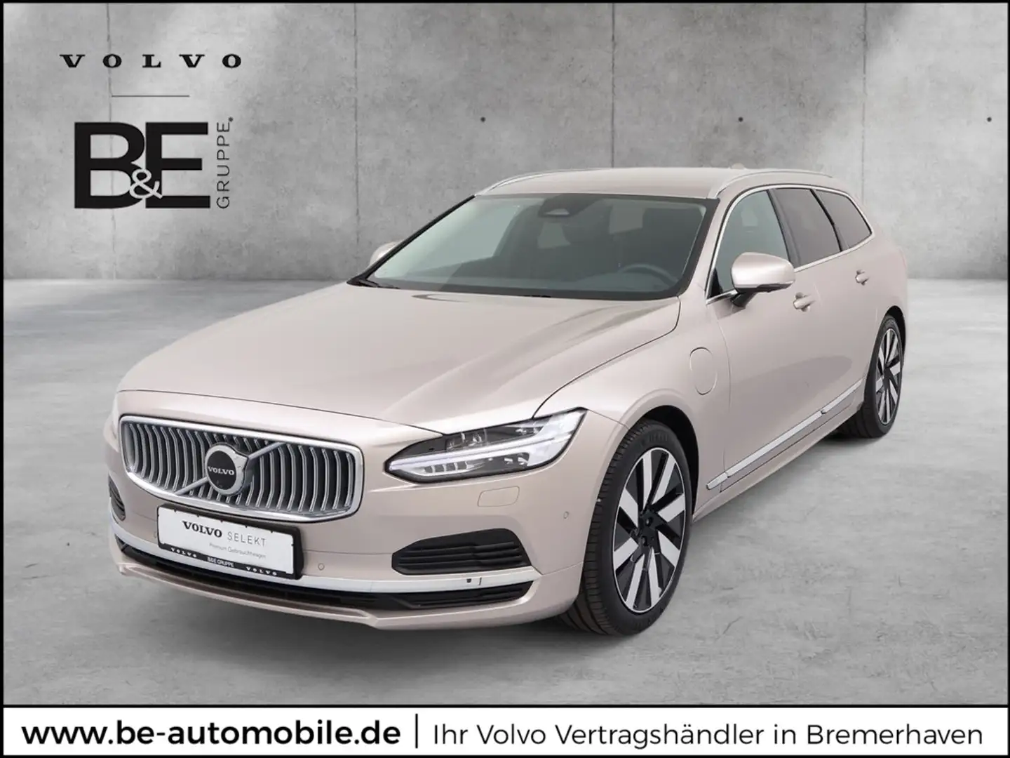 Volvo V90 T6 Plus Bright Recharge AWD 360° STANDHZ Beige - 1