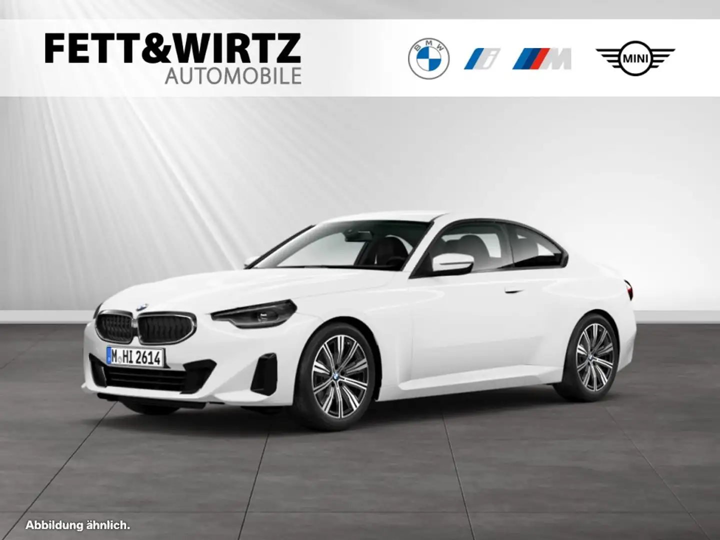 BMW 218 i Coupé Live Cockpit+|PDC|Autom.|Lenkradh. Weiß - 1