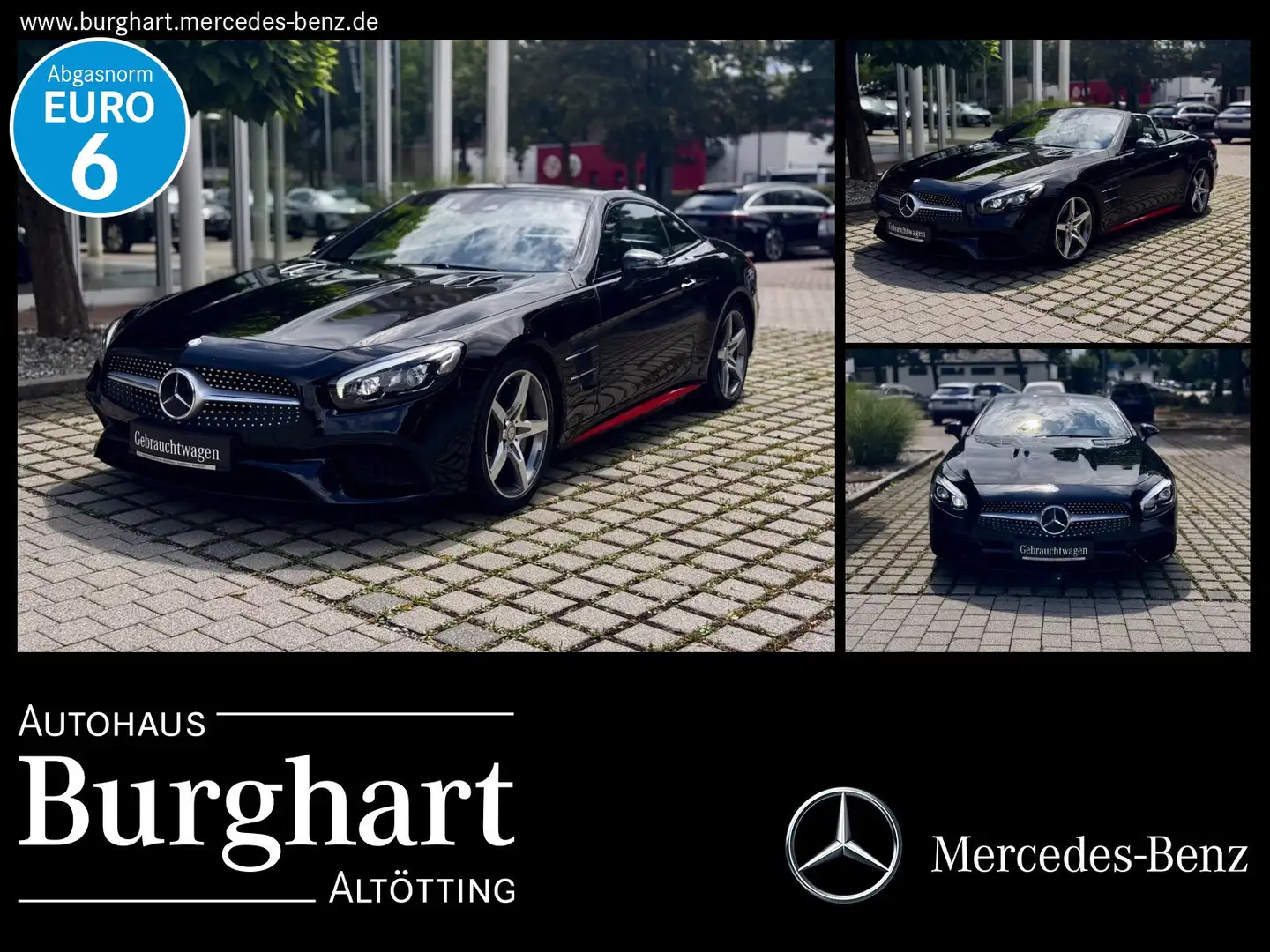 Mercedes-Benz SL 400 SL 400 AMG Line COMAND/PanoDach/ILS/Fahrassist LED Noir - 1