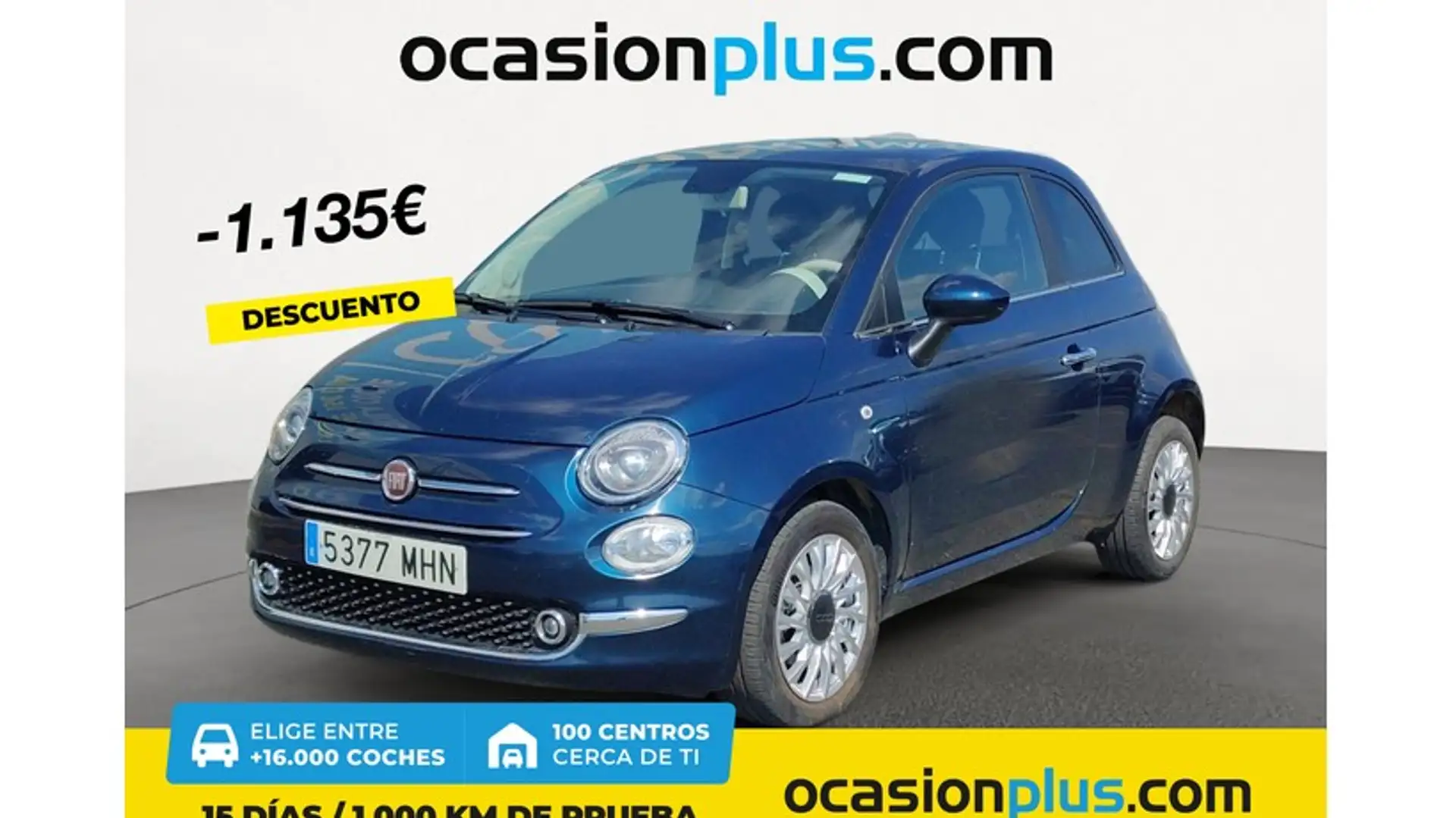 Fiat 500 1.0 Hybrid Dolcevita 52kW Blu/Azzurro - 1